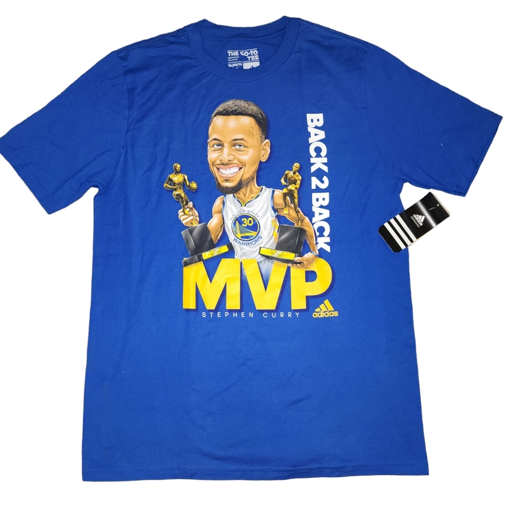 NWT ADIDAS NBA MVP Stephen Curry Tshirt Sz. XL